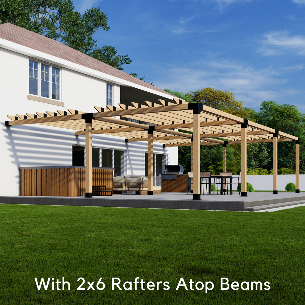 Kit for a Big Pergola Attached to House