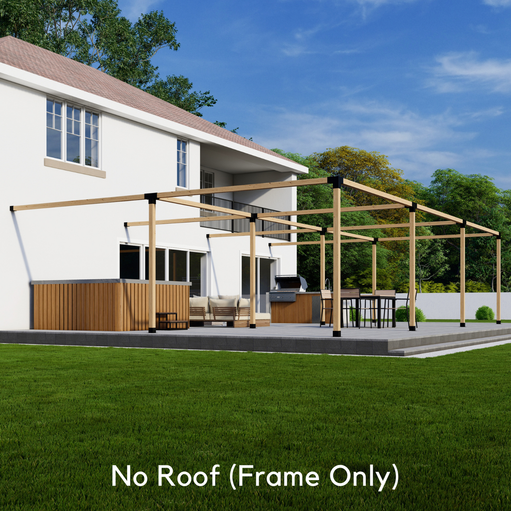 Kit for a Huge Pergola Attached to House