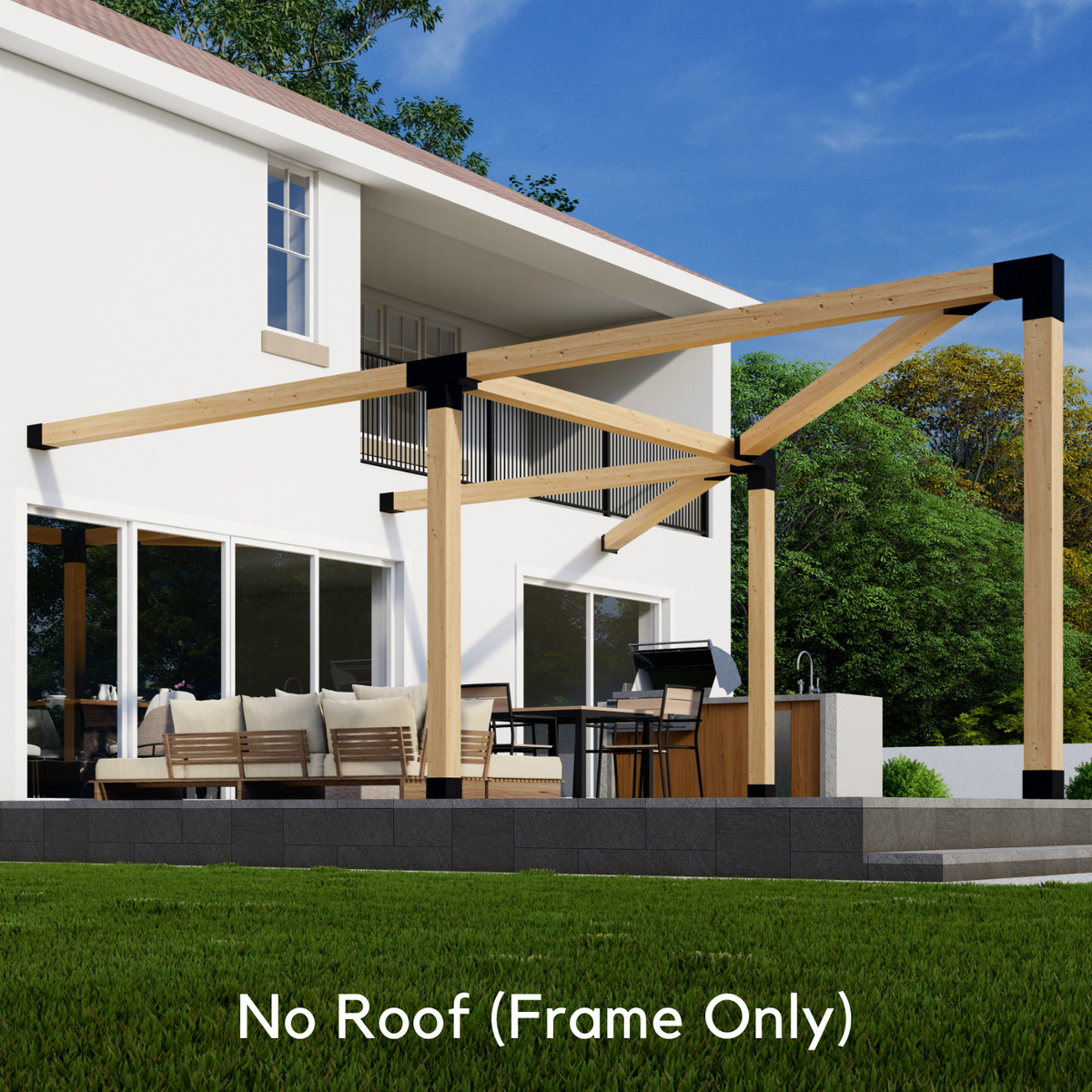 Large Triangle Pergola Kit
