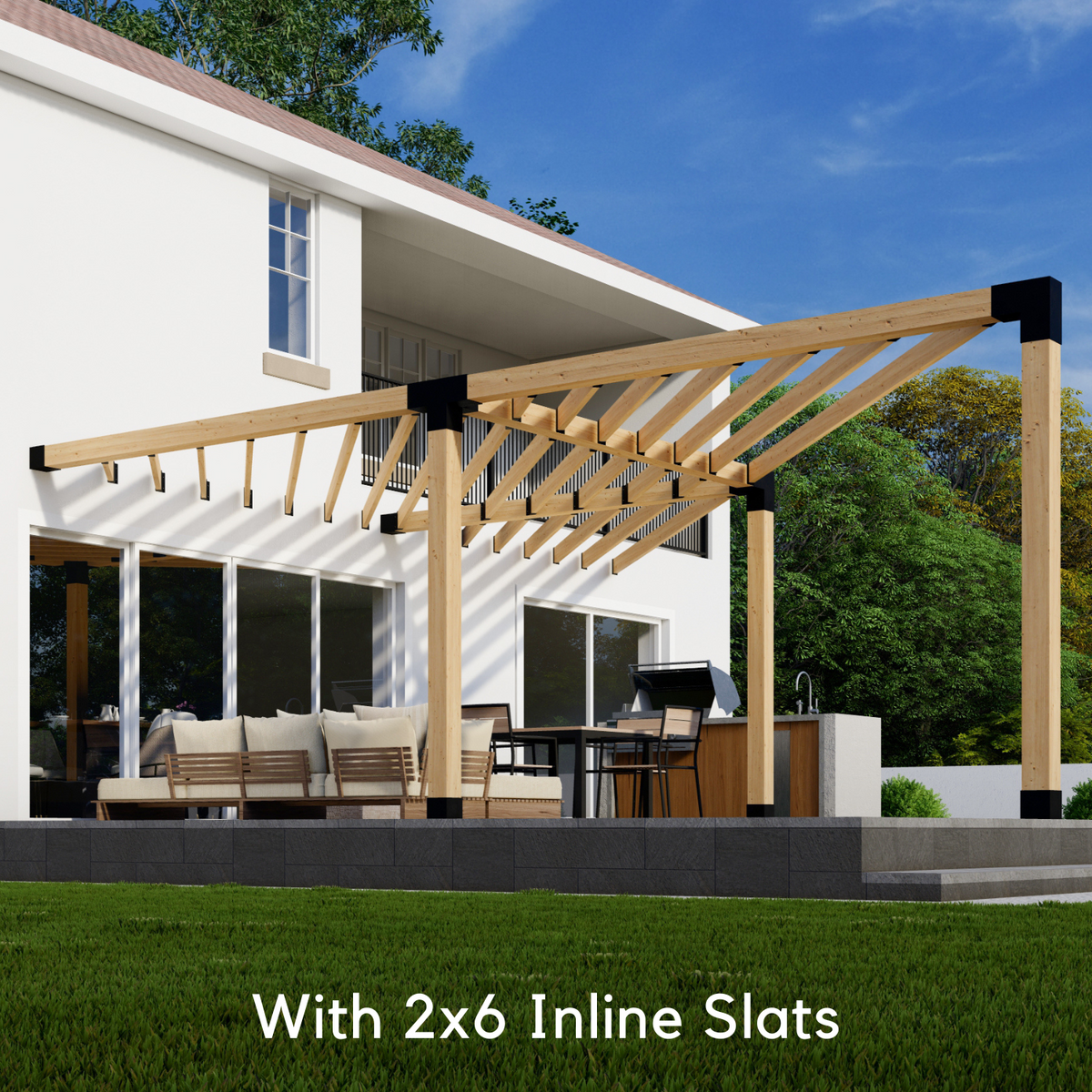 Large Triangle Pergola Kit