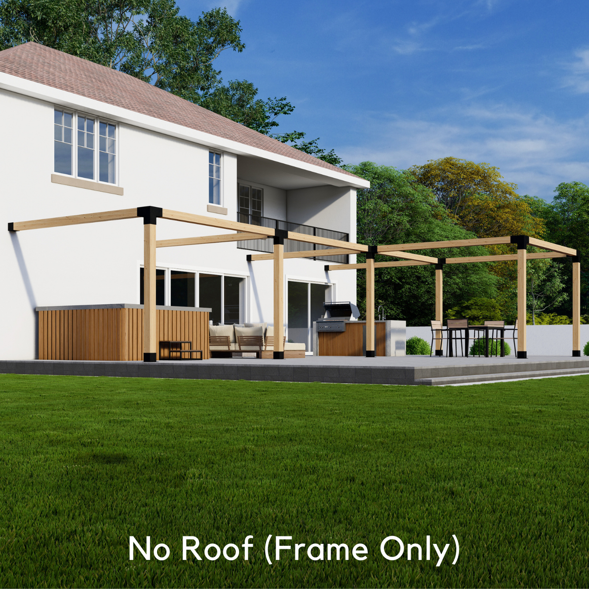 Corner Deck Pergola Kit