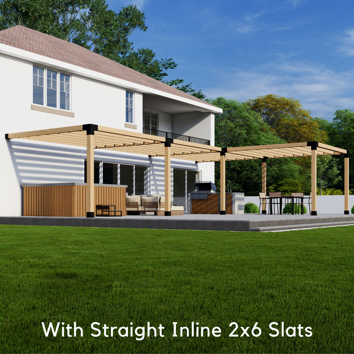 Corner Deck Pergola Kit
