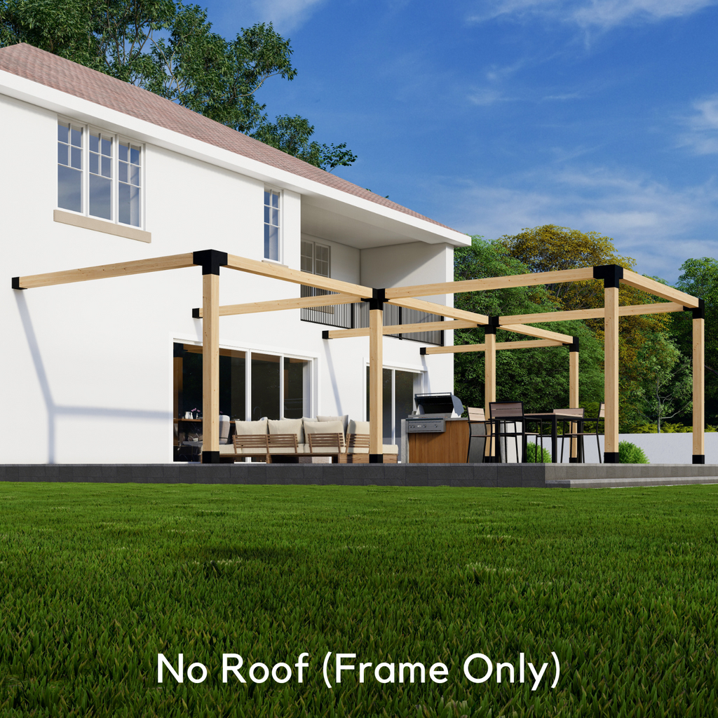 Semi-Circle Pergola Kit - For a 6-Section Pergola Up to 36' x 24'