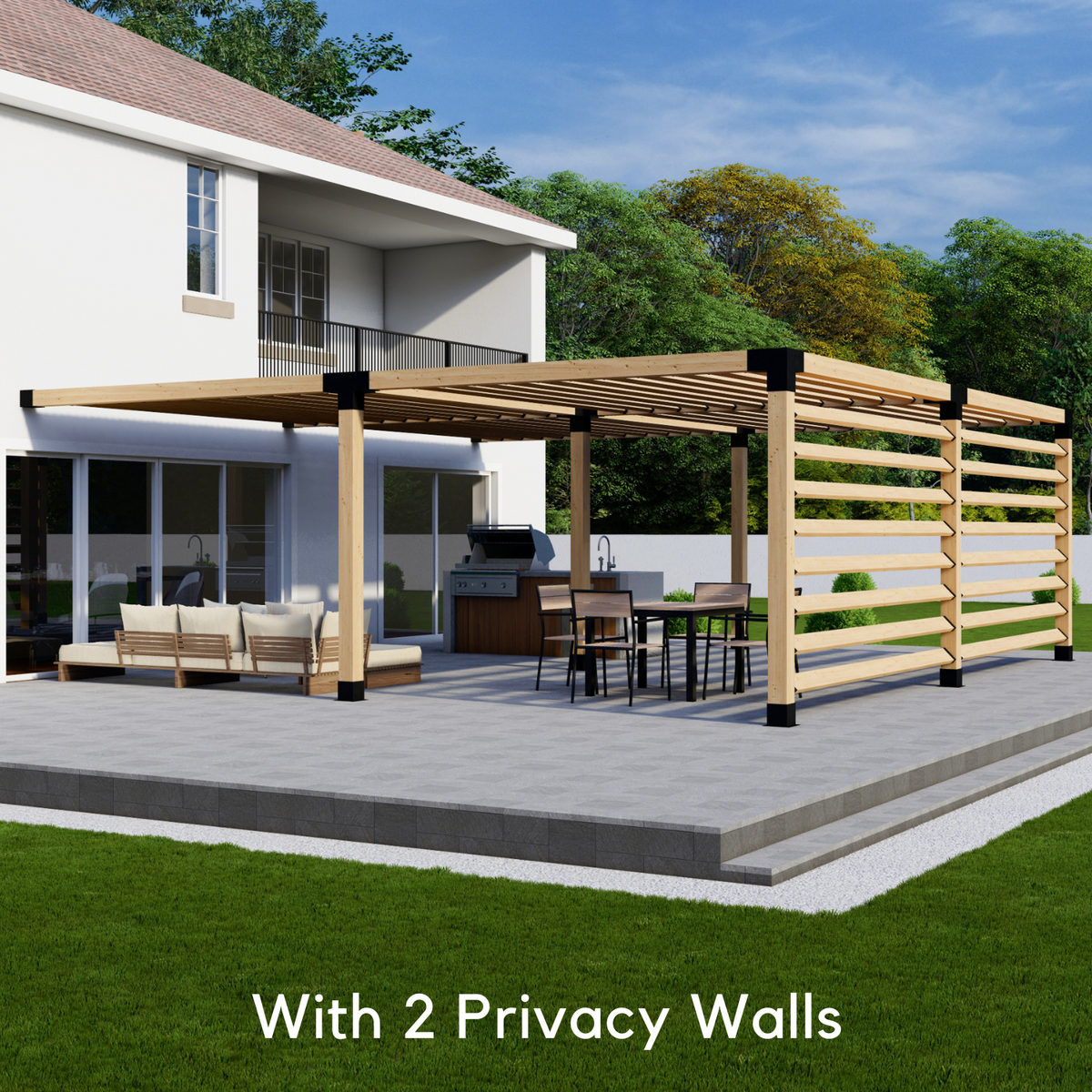 Brackets & Hadrware Kit for a Wood Pergola