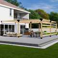 Kit for Building a Pergola in Wall of House