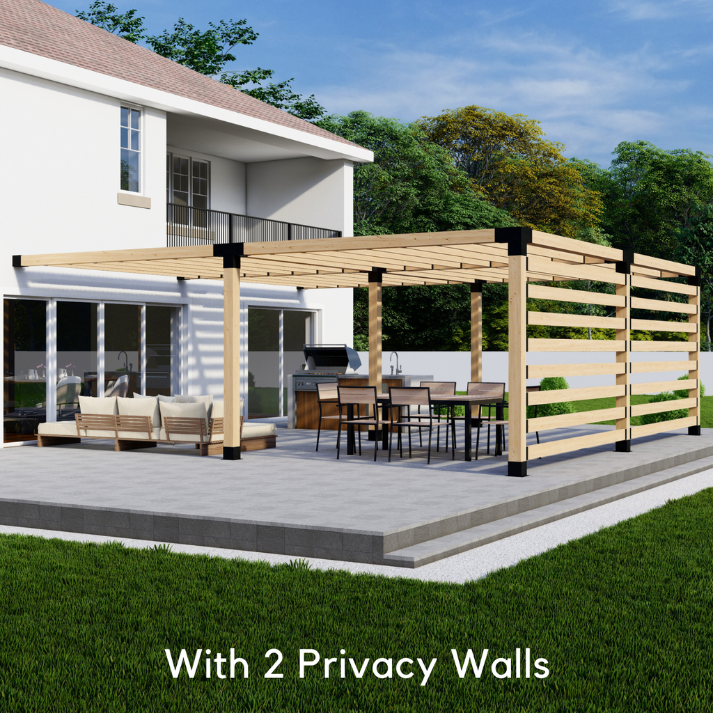 DIY Bracket Kit for a Pergola Off House