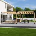 Bracket Kit for a Wooden Pergola Attached to House
