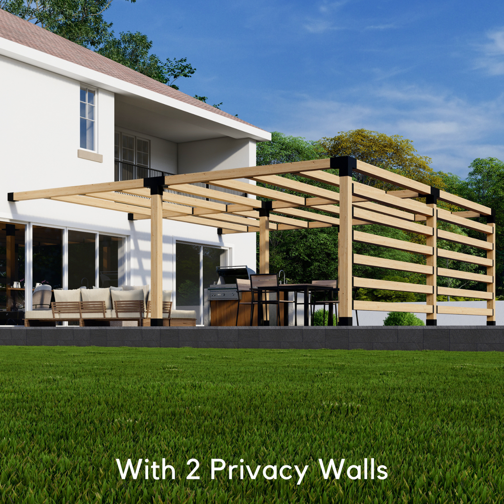 Bracket Kit for an Outdoor Wood Pergola