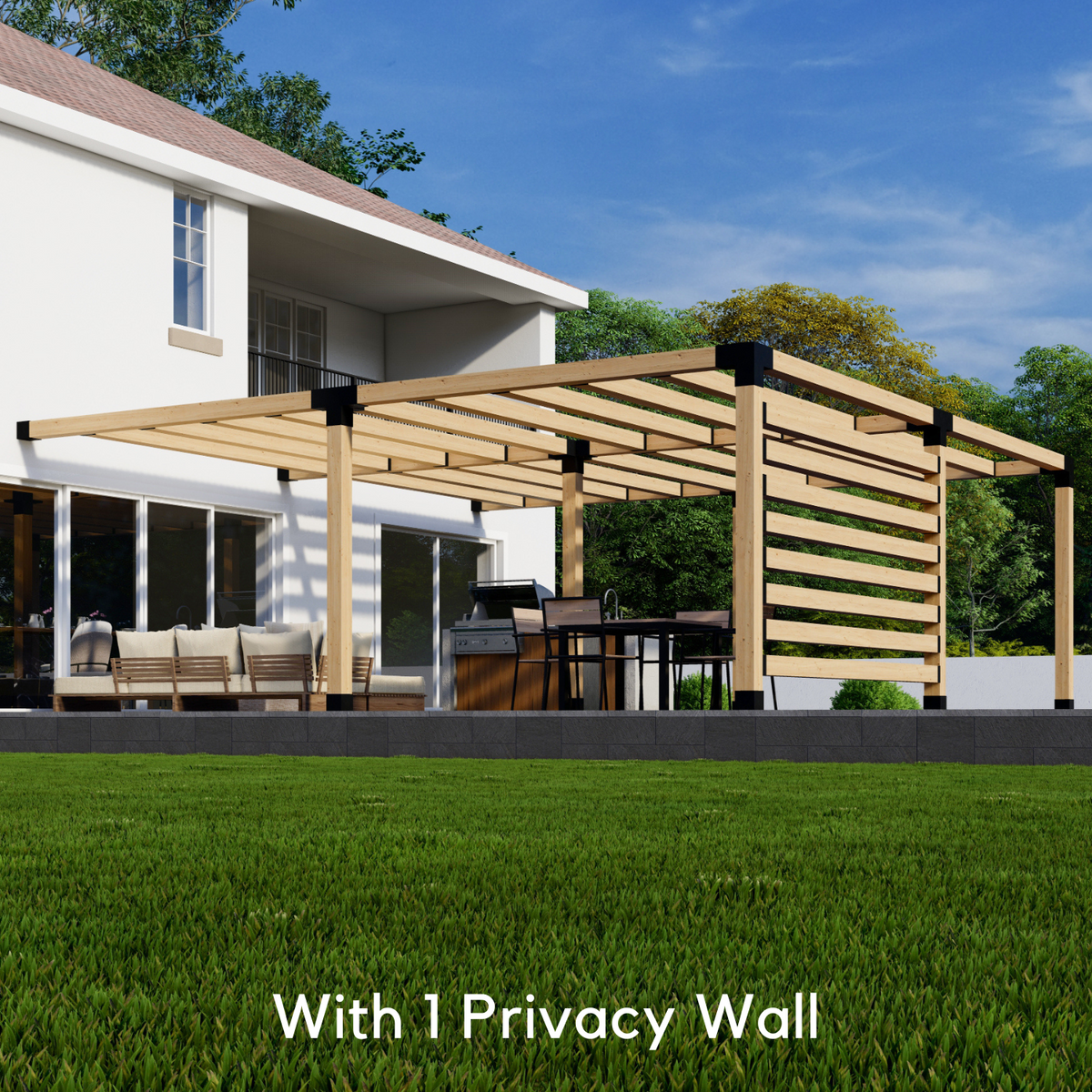 Bracket Kit for a Wooden Pergola for Patio