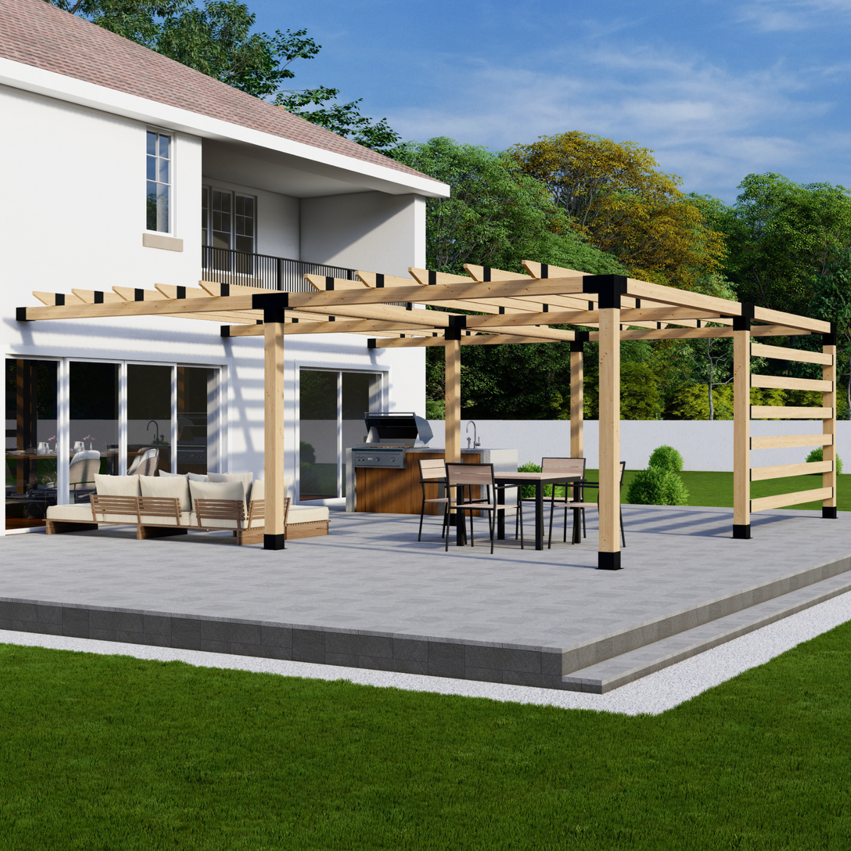 Zen's Best Pergola Kit for Hanging Lights