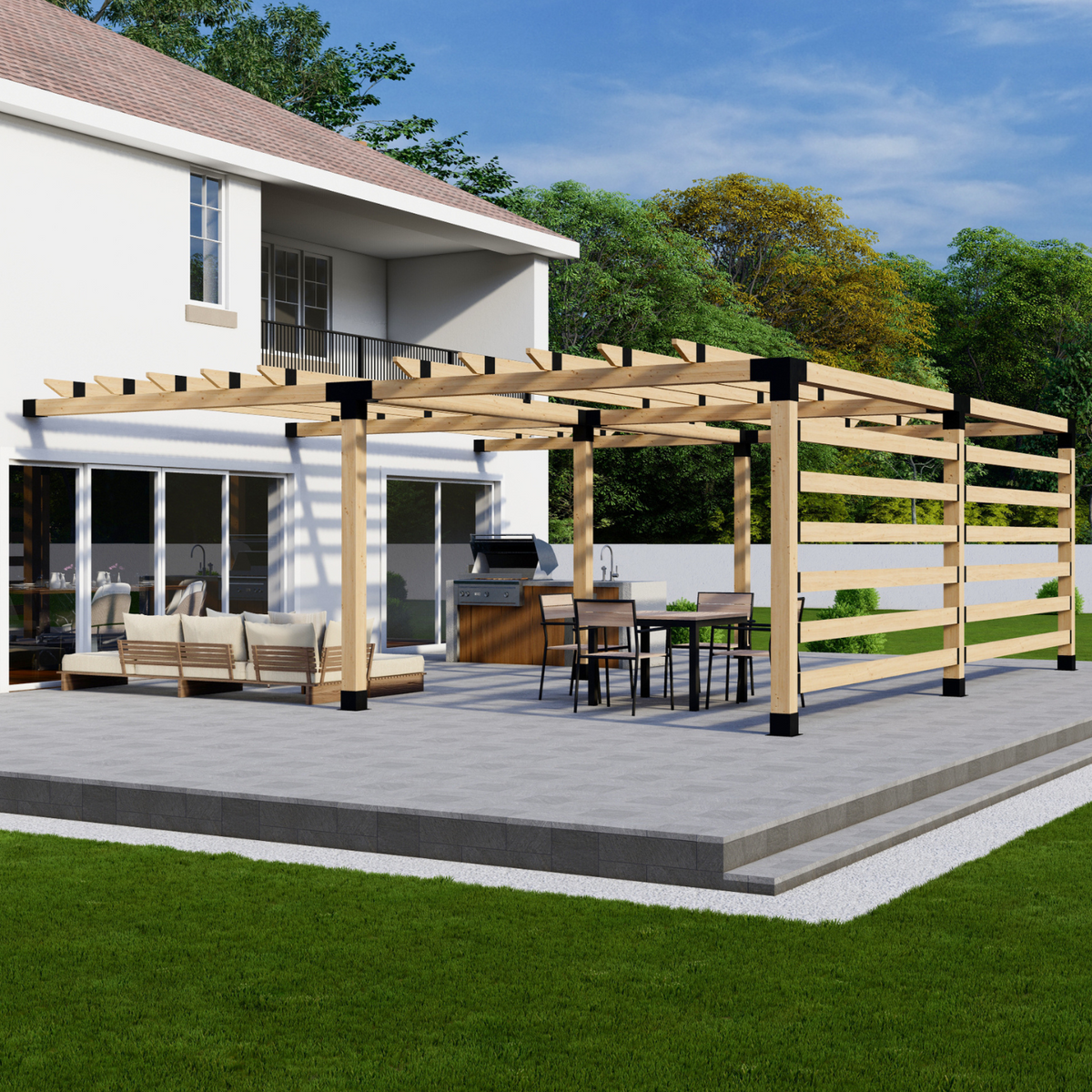 DIY Wooden Pergola Kit