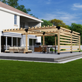 Black Pergola Brackets Kit