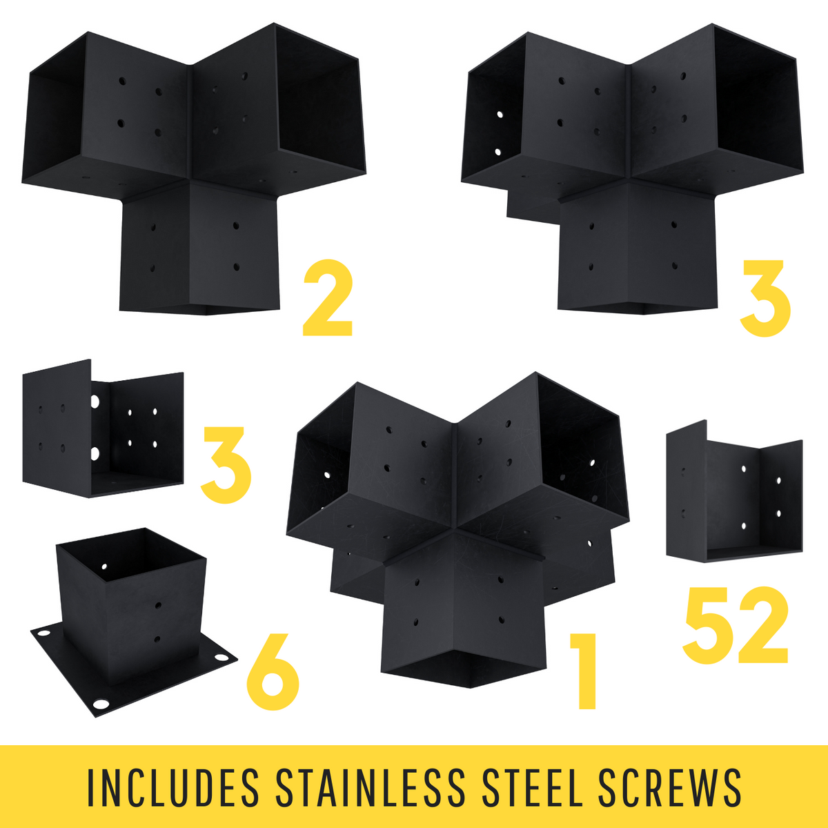 Kit for Deck or Grill Pergola