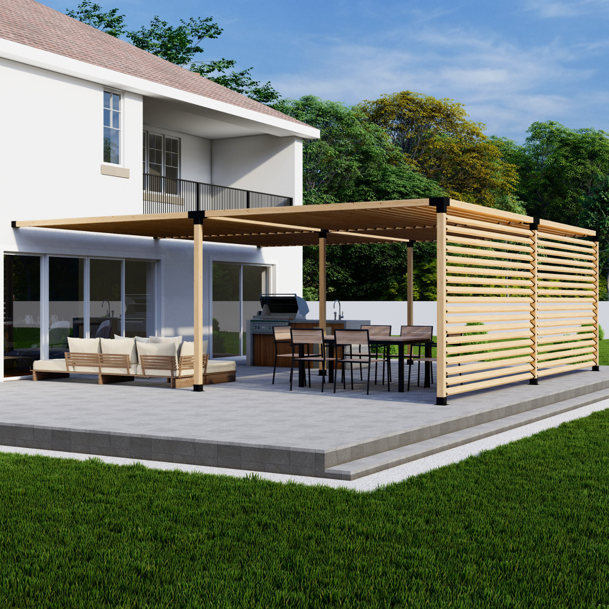 Pergola Steel Brackets Kit