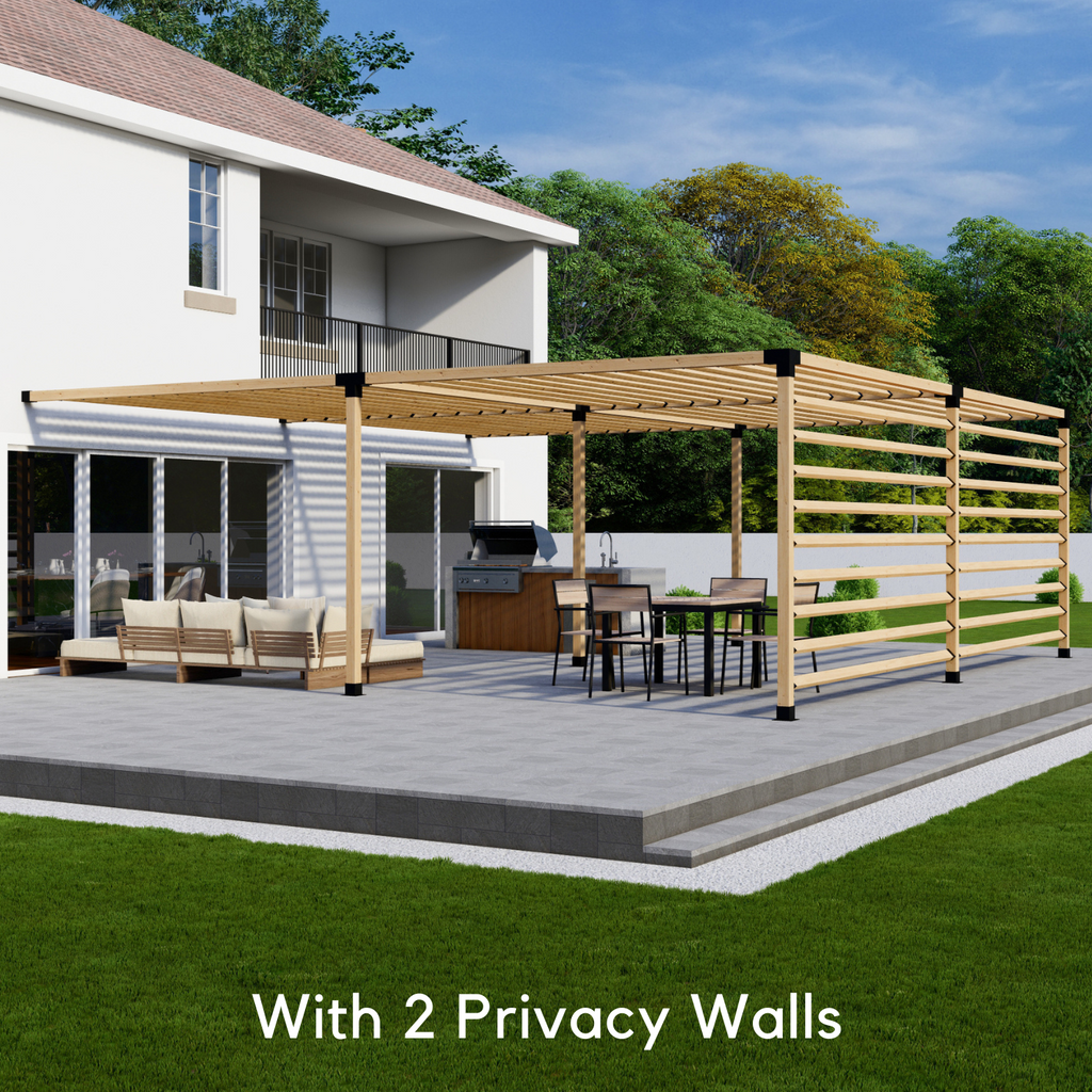 Bracket Kit for a Partially Covered Pergola
