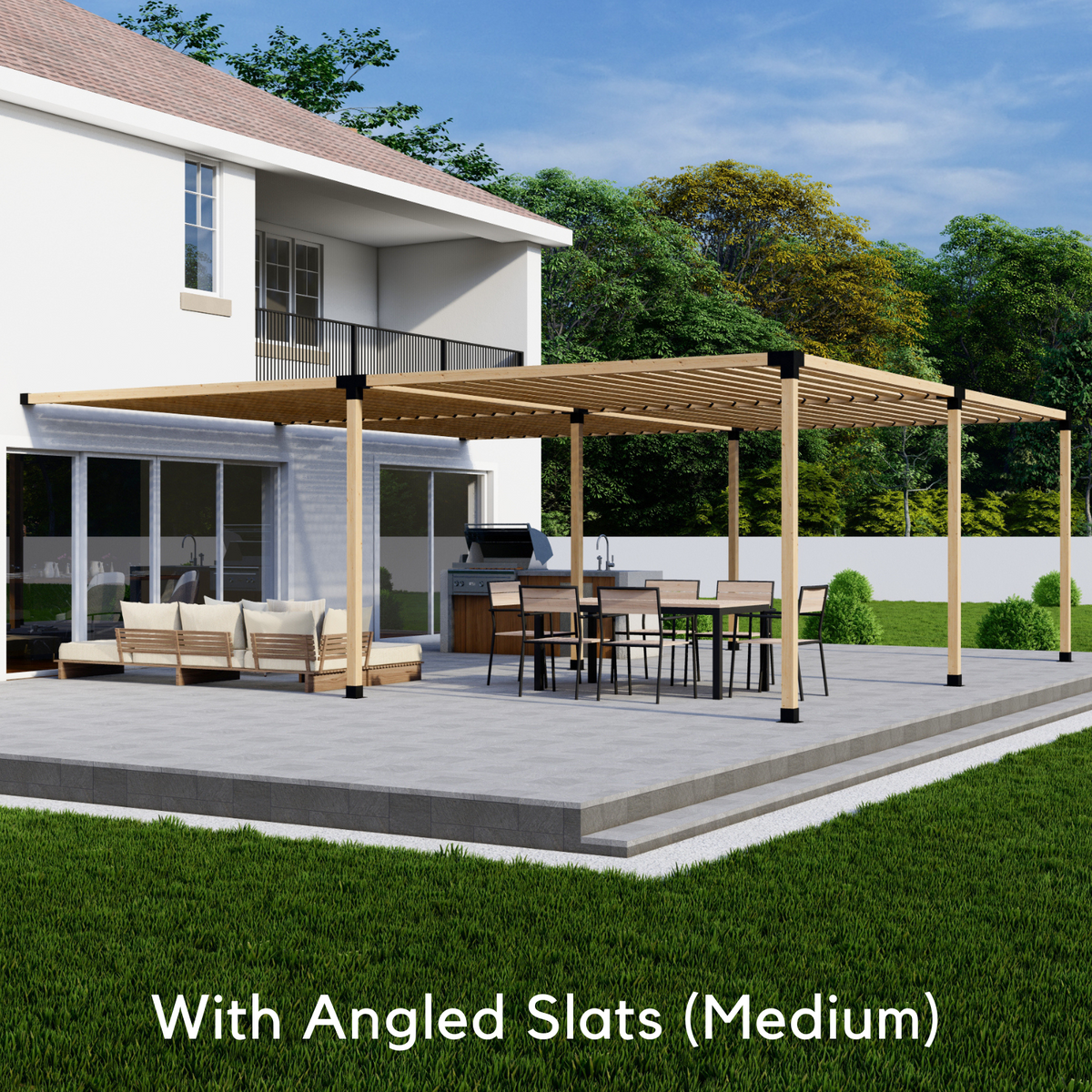 Bracket Kit for a Pergola With No Roof