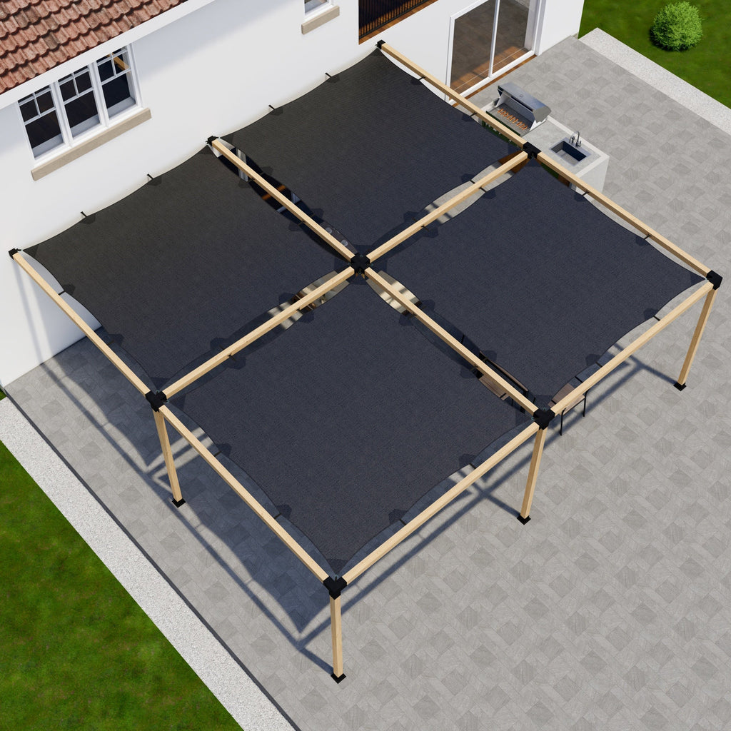 18' x 24' Pergola with Shade Covers