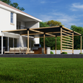 Solid Wood Pergola Kit (4x4 or 6x6 Brackets)