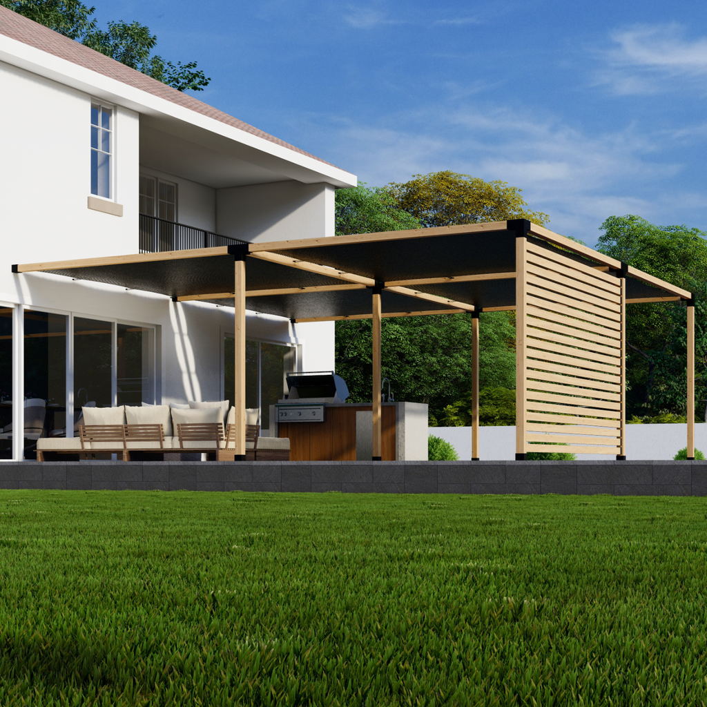 Set of Metal Corner Brackets for Pergola