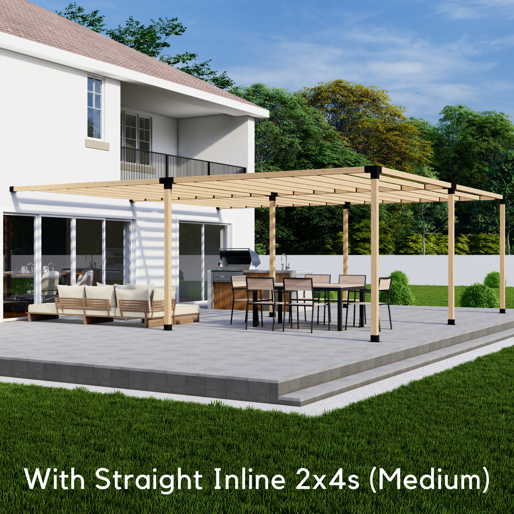 Bracket Kit for a Pergola With No Roof
