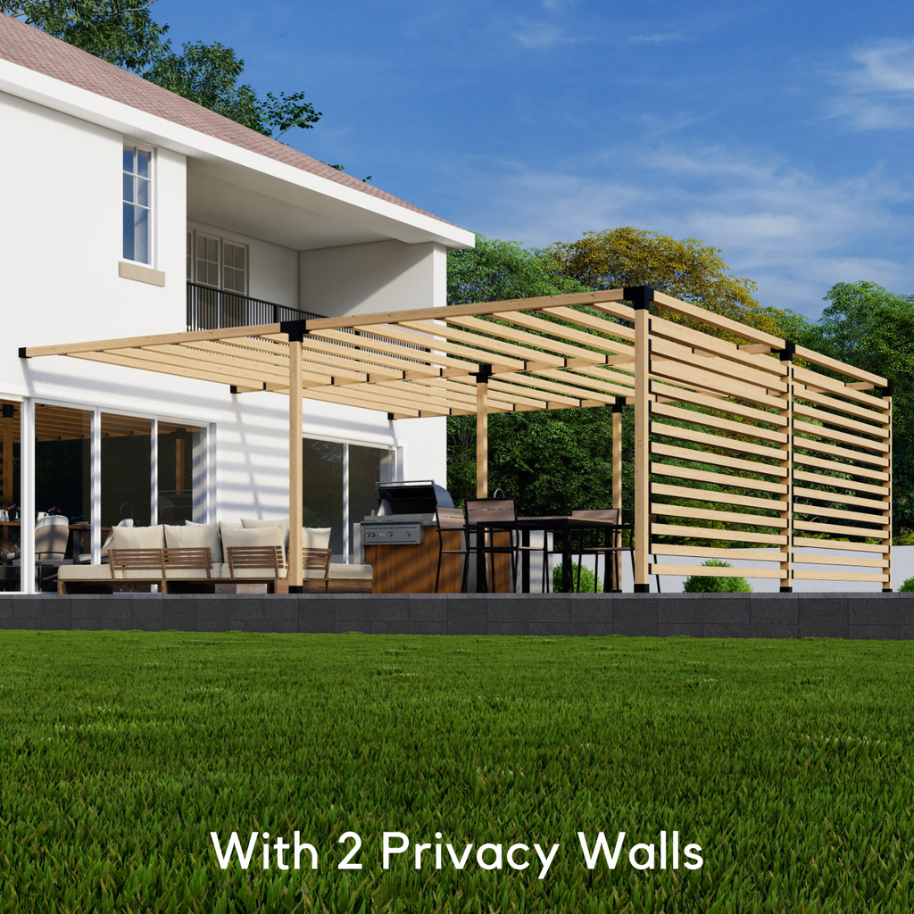 Wall Pergola Kit - For Wall-Mounted Pergola of Any Size