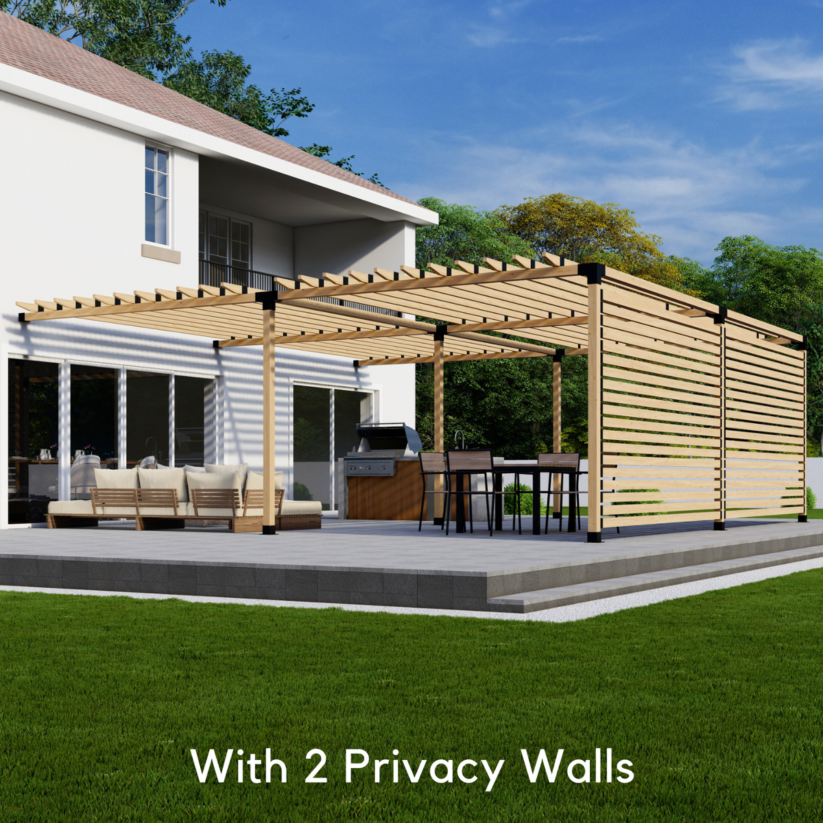 DIY Bracket Kit to Attach a Pergola to a Deck