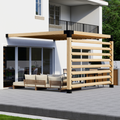 Bracket Kit for Building Wood Pergola on Deck