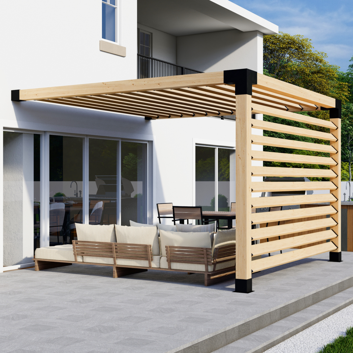 Outdoor Pergola Patio Cover Kit
