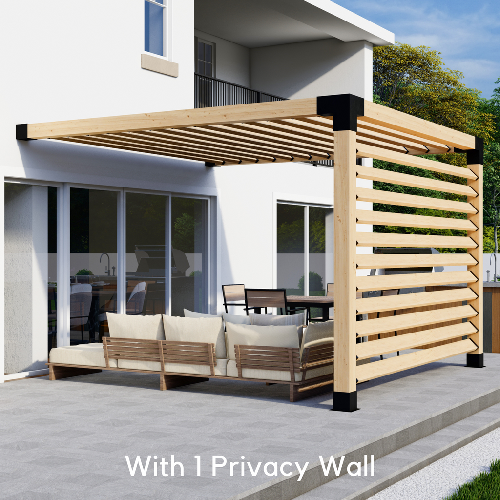 Kit w/ Black Brackets for Pergola