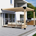 Kit w/ Black Brackets for Pergola