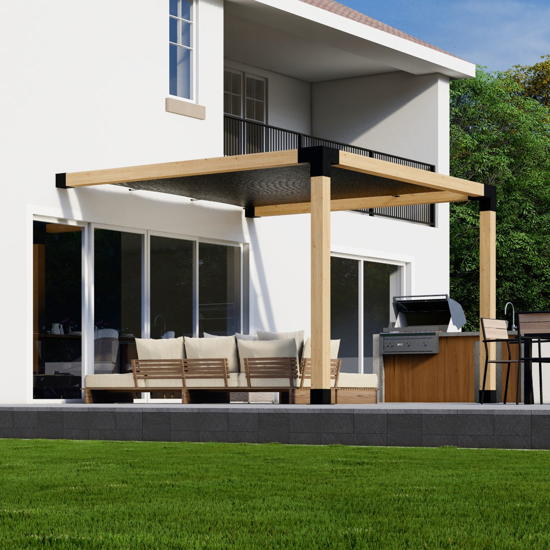 12 by 8 Pergola and Canopy