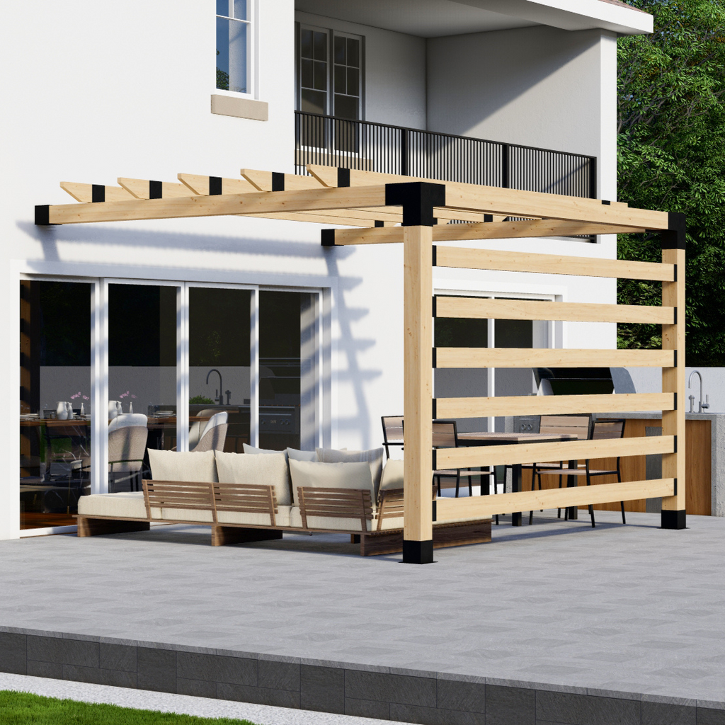 Kit to Build Your Own Pergola With Roof
