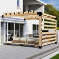 Kit for a Pergola Coming Off House