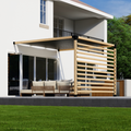 2-Pole Pergola Kit - For Attached Pergola Any Size Up to 12' x 12'