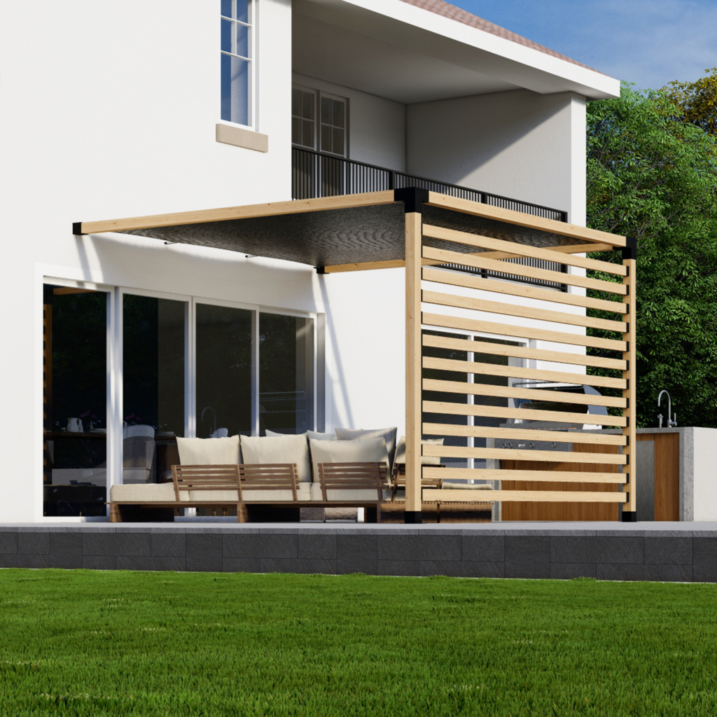 Kit for a Pergola w/ Privacy Panels