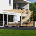 Kit for a Pergola on Small Deck - For Attached Pergola Any Size Up to 12' x 12'