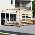 Kit for a High-Quality but Cheap Pergola With Roof
