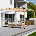 Kit to Build Pergola Attached to House
