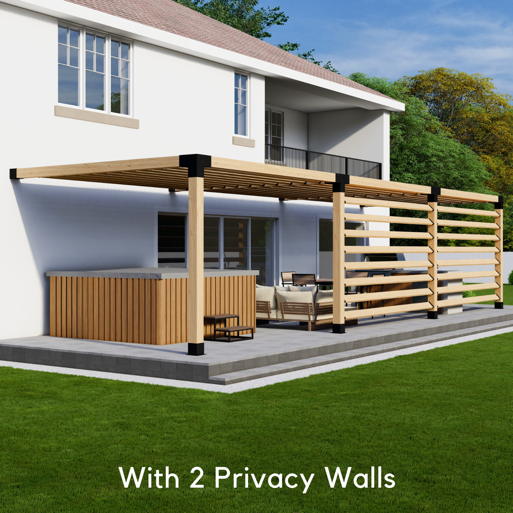 Bracket Kit for a Wood Deck Pergola