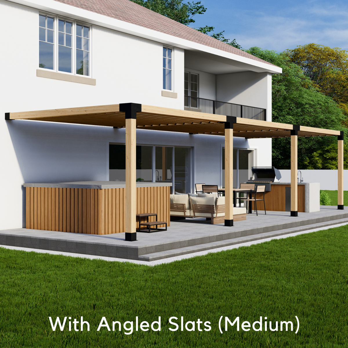 Timber Frame Pergola Kit (Brackets & Hardware)