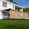 DIY Privacy Pergola Kit
