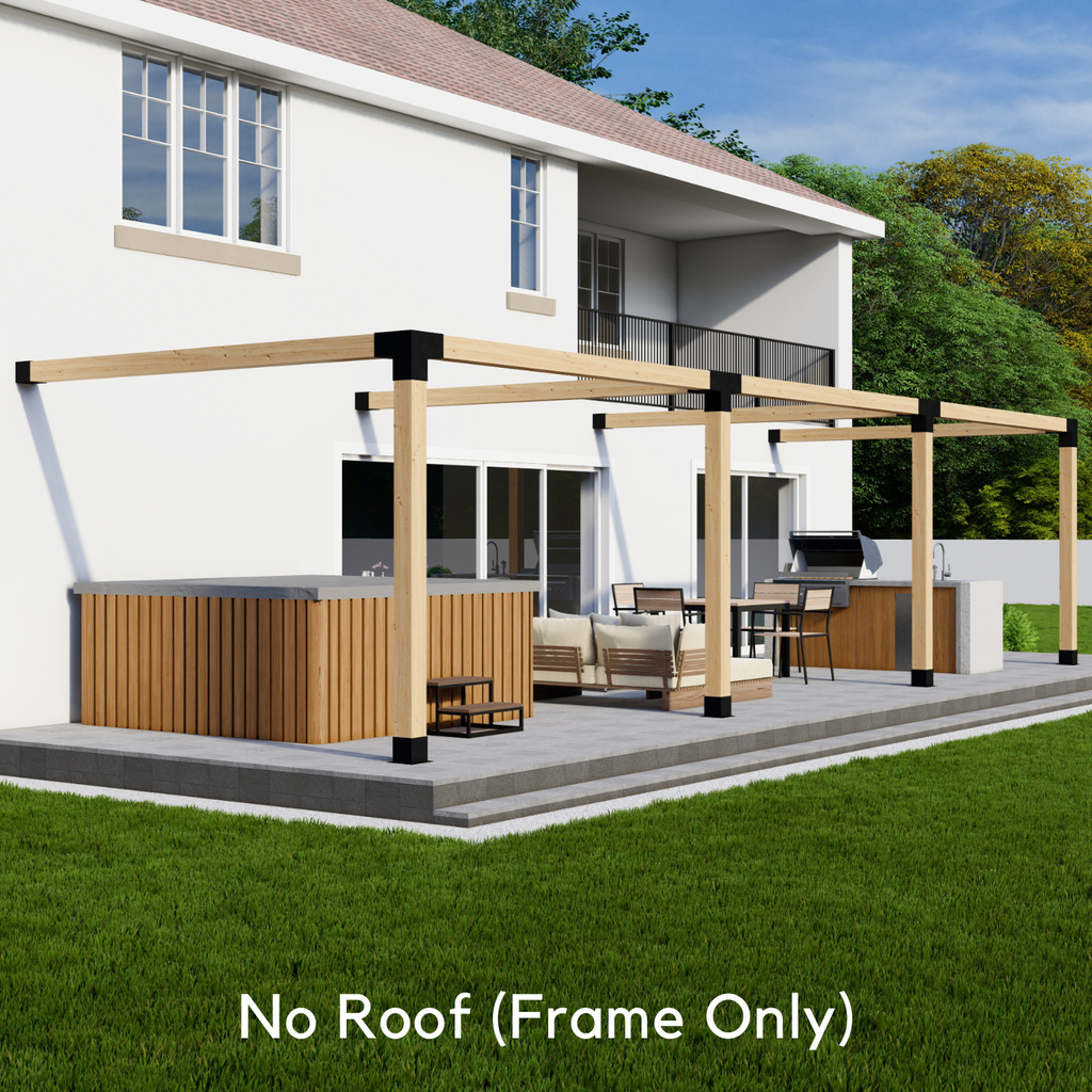 Timber Frame Pergola Kit (Brackets & Hardware)