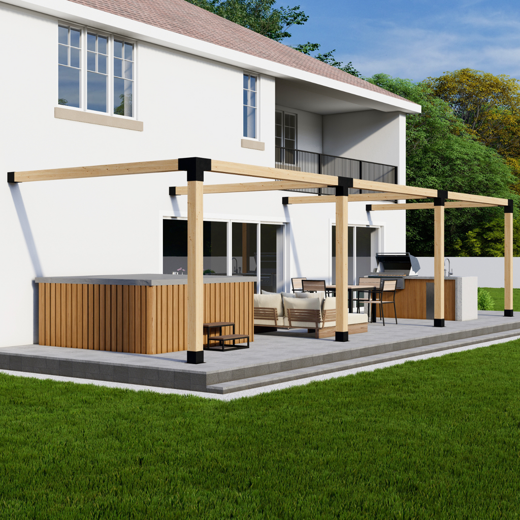 Timber Frame Pergola Kit (Brackets & Hardware)