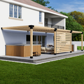 Kit for Building a Pergola on a Deck