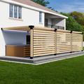 Bracket Kit for a Patio Wood Shade Structure (Pergola)