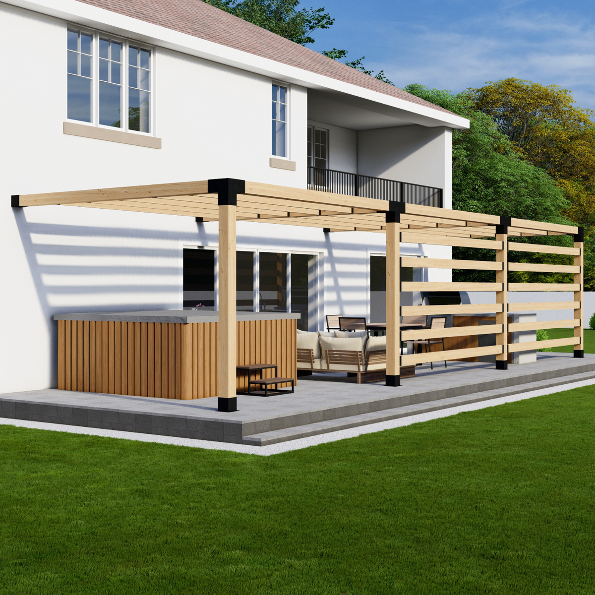 Outdoor Pergola Kit for Any Size Pergola