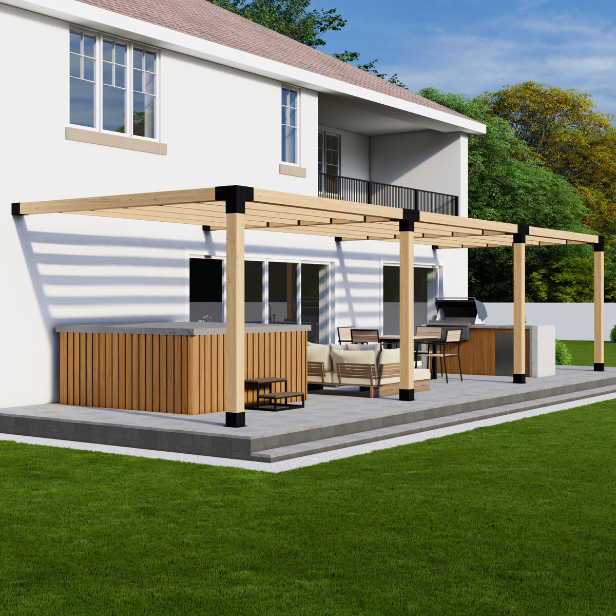 Easy DIY Pergola Kit