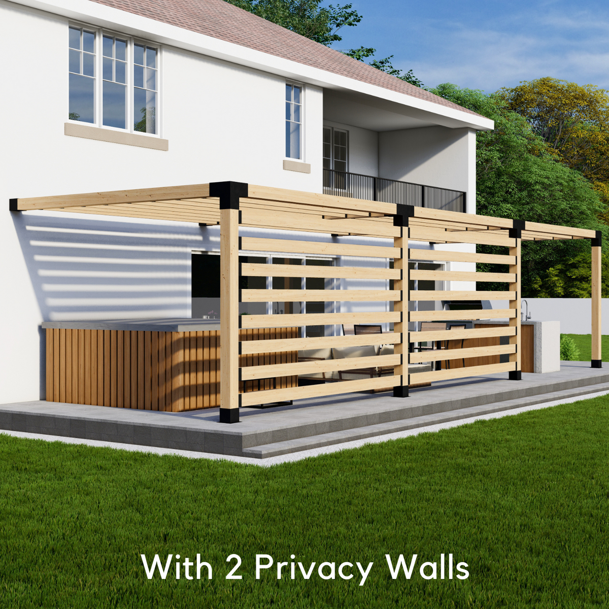 Back- or Side-House Pergola Kit