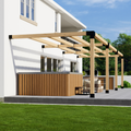 Bracket Kit for an Attached Wood Pergola