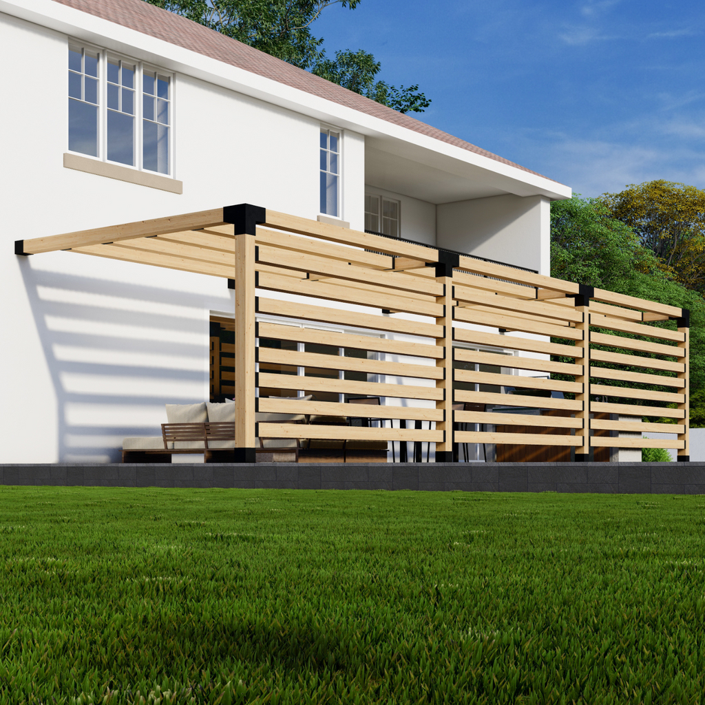 Bracket Kit for a Pergola w/ Side Walls